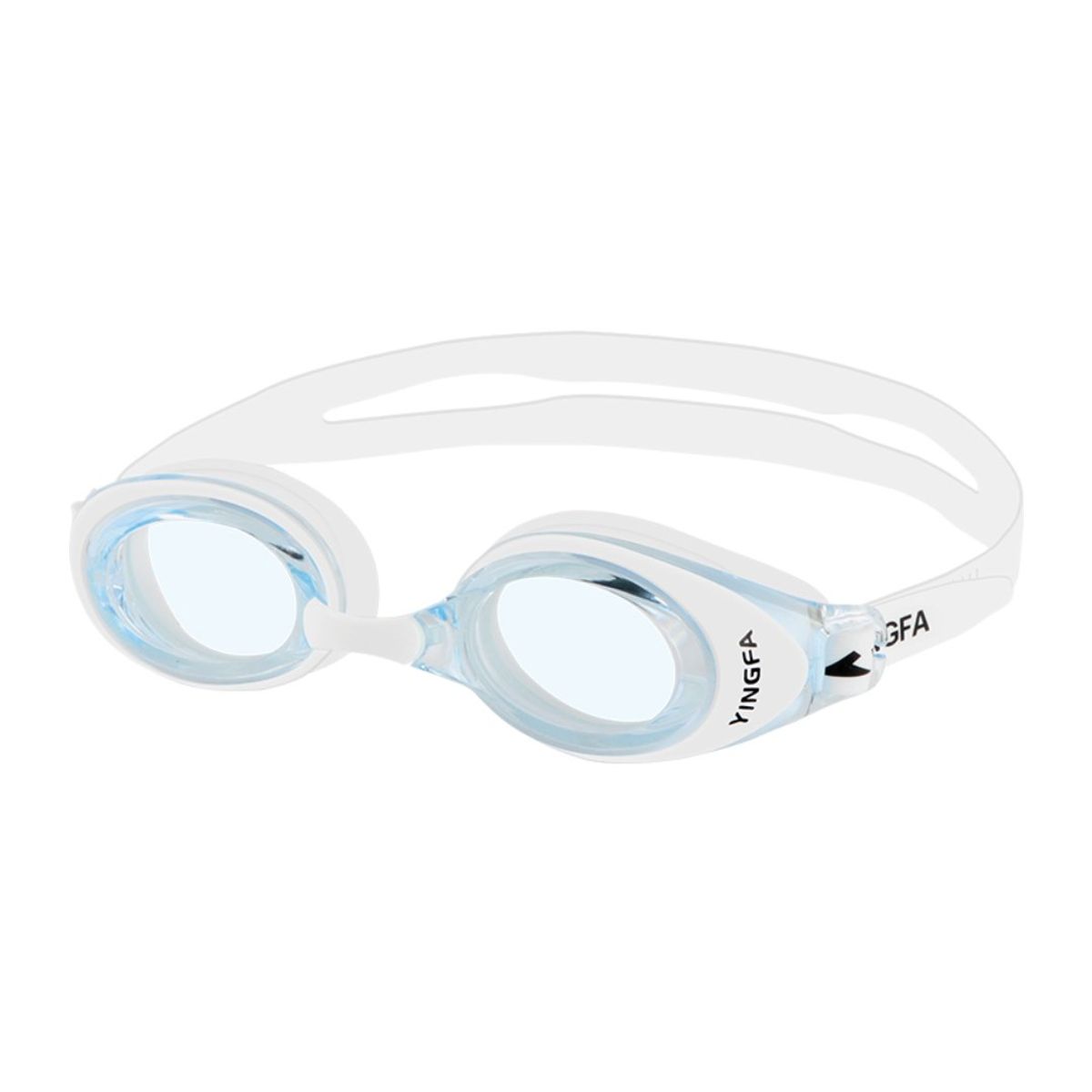GENERICO - Lentes de Natacion Blanco y Celeste Antiniebla FREE