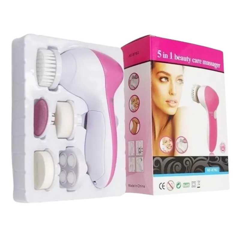 GENERICO - Masajeador Limpiador Facial Eléctrico Portátil 5 en 1
