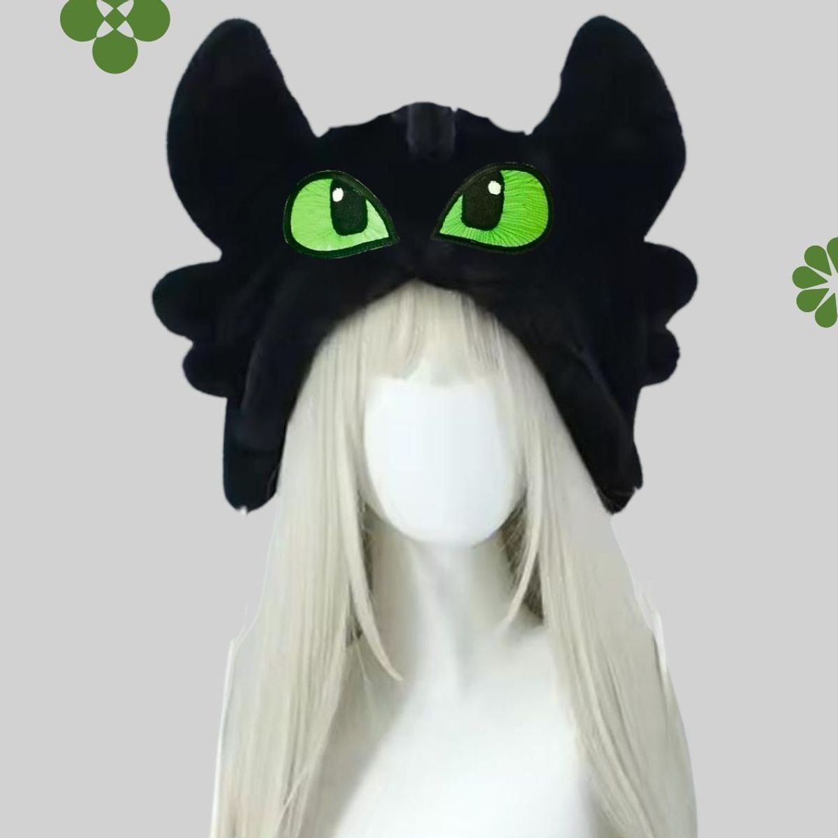 GENERICO - Gorro Dragon Chimuelo Peluche Toohless  - Niños y Adultos