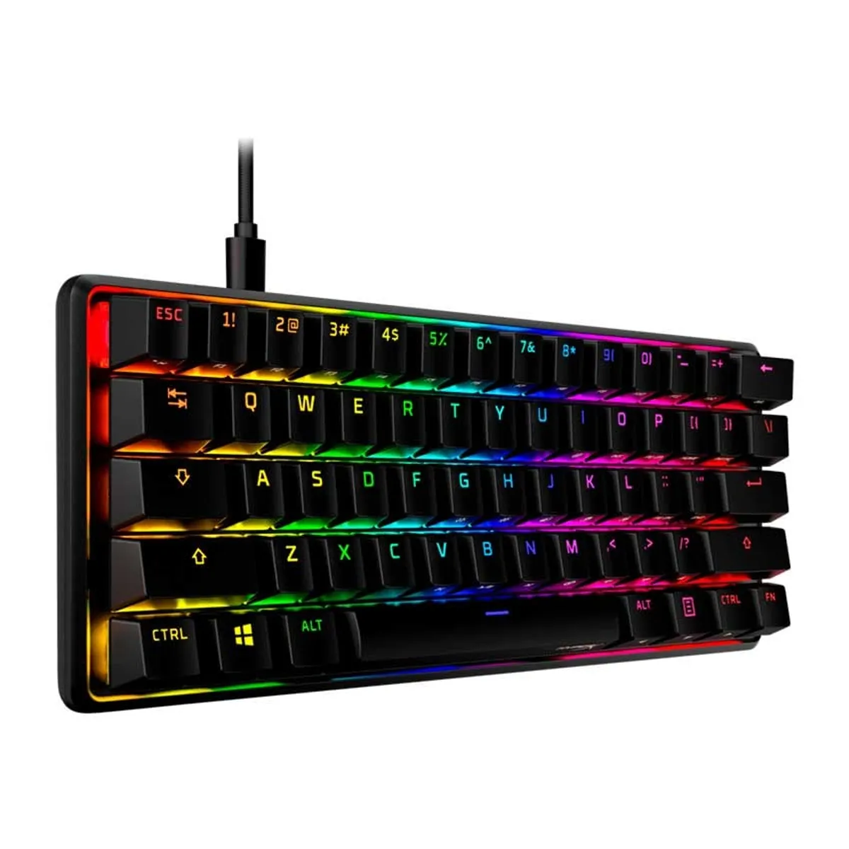 HYPERX - HyperX Alloy Origins 60 Teclado Mecánico Compacto RGB con Switches HX