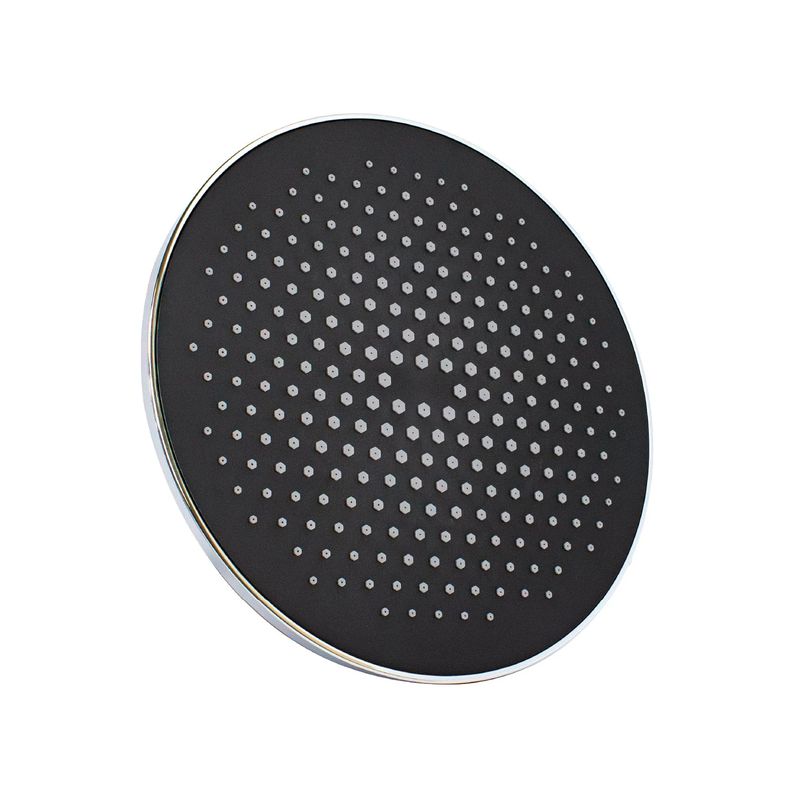 FRATELLI - Cabeza Ducha Redondo  9" en ABS Cromado Negro