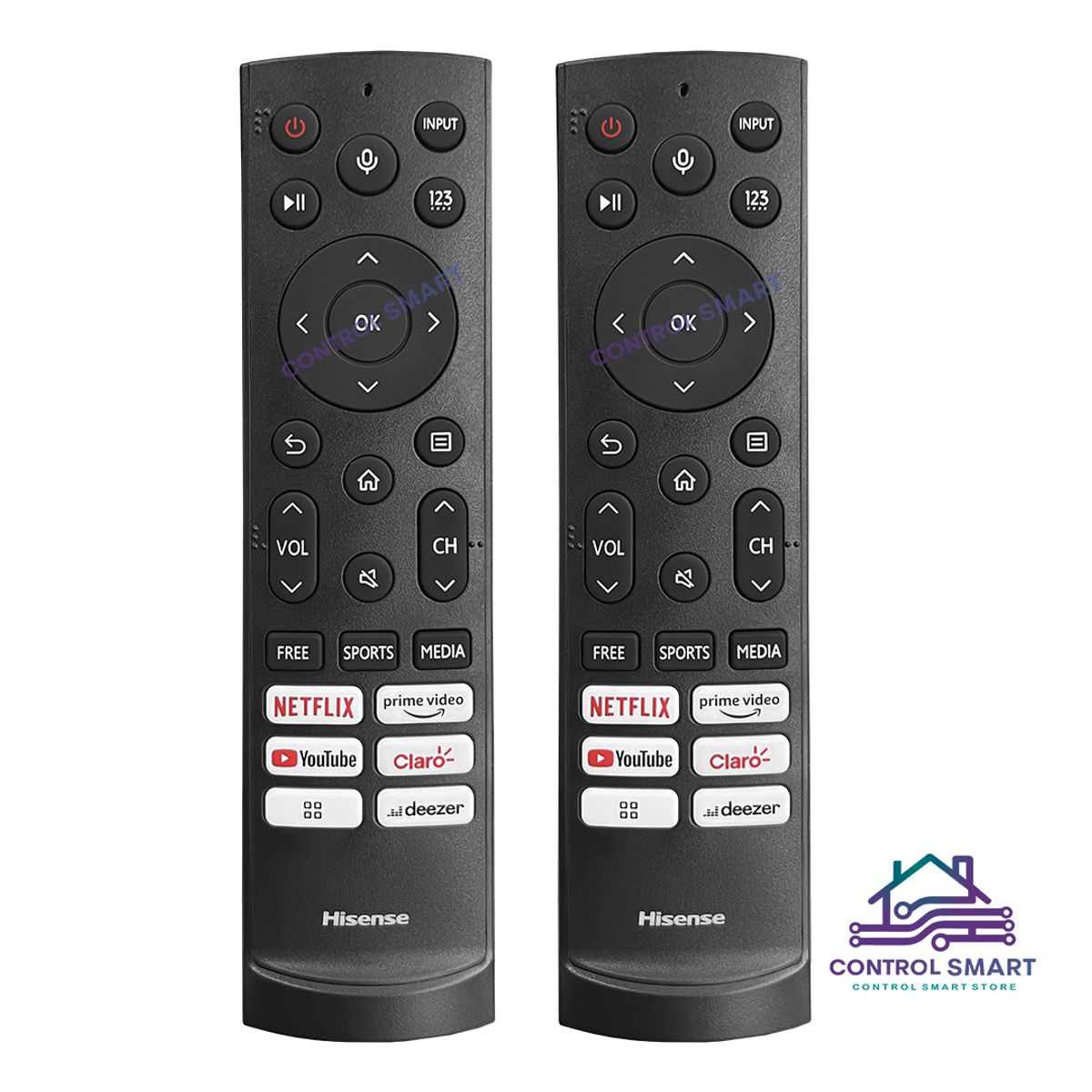 HISENSE - Control Remoto Original Hisense Para Smart TV Con Función De Voz