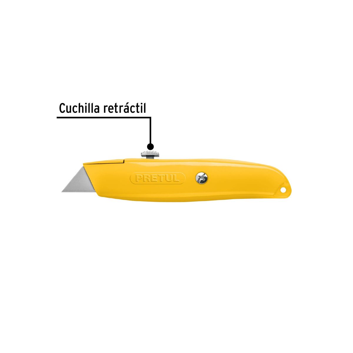 PRETUL - Cuchilla Cutter Hoja de 19mm Cambio Rápido 22400 Pretul