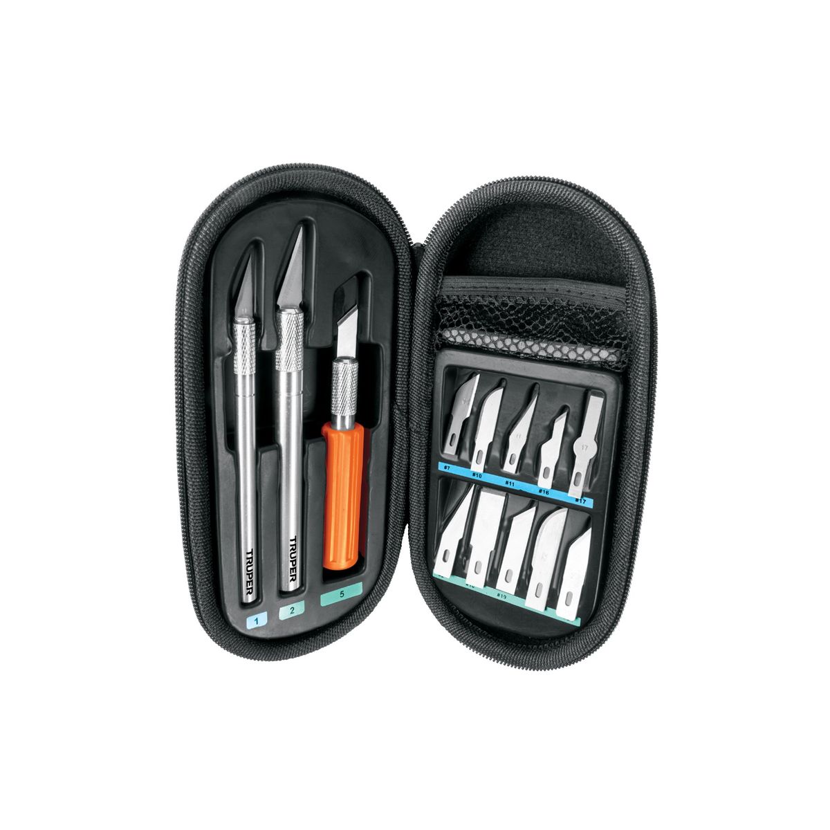 TRUPER - Cuchilla Cutter de Precisión Profesional Juego 17512 Truper