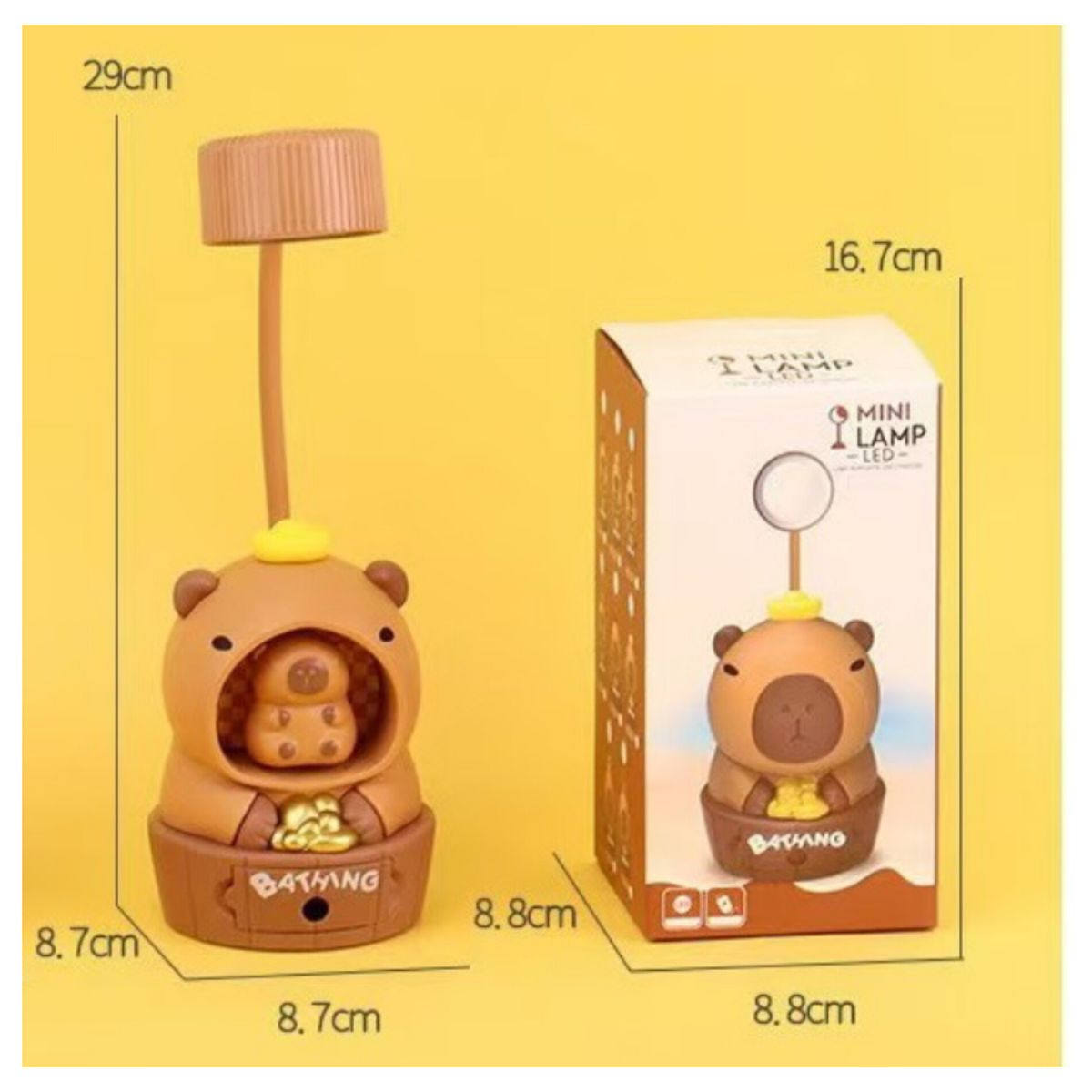 OEM - 2 LÁMPARAS CAPIBARA + TAJADOR / UNISEX  RECARGABLE