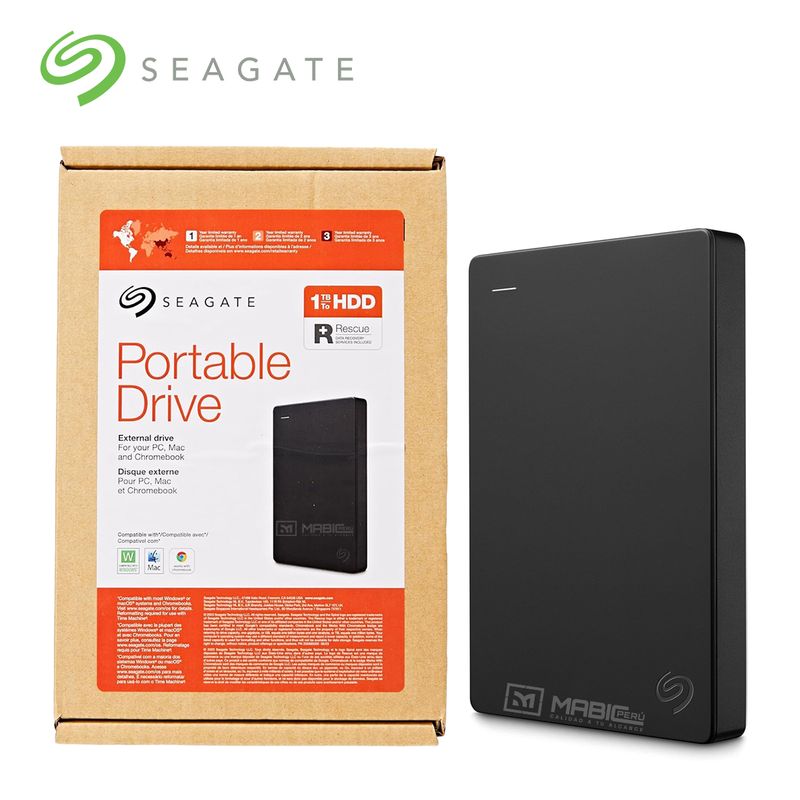 SEAGATE - Disco Duro Externo Seagate Expansion 1TB - Negro - Portátil