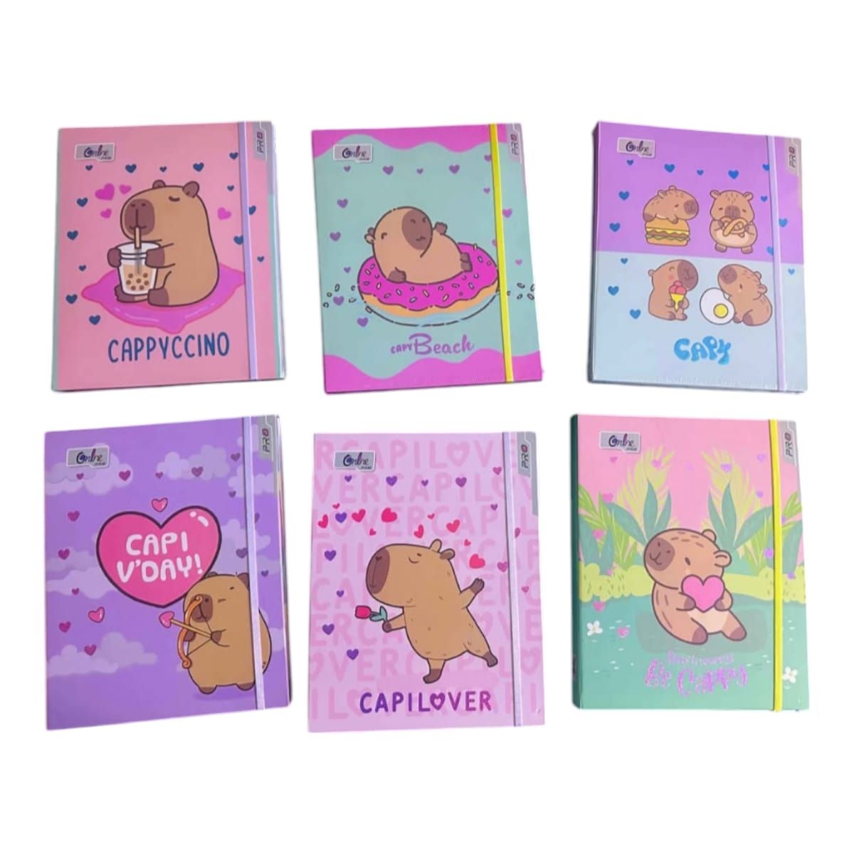 GENERICO - CUADERNO CAPIBARA  A4 ANILLADO PACK X3 UND