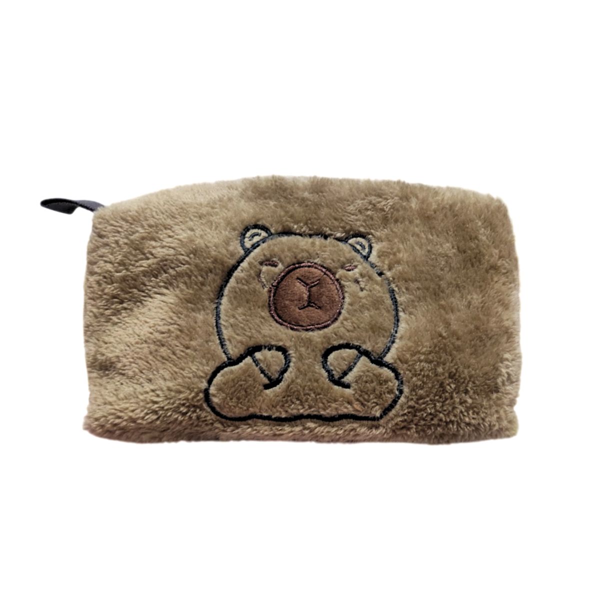 GENERICO - CARTUCHERA CAPIBARA LLORON FELPA CLARO