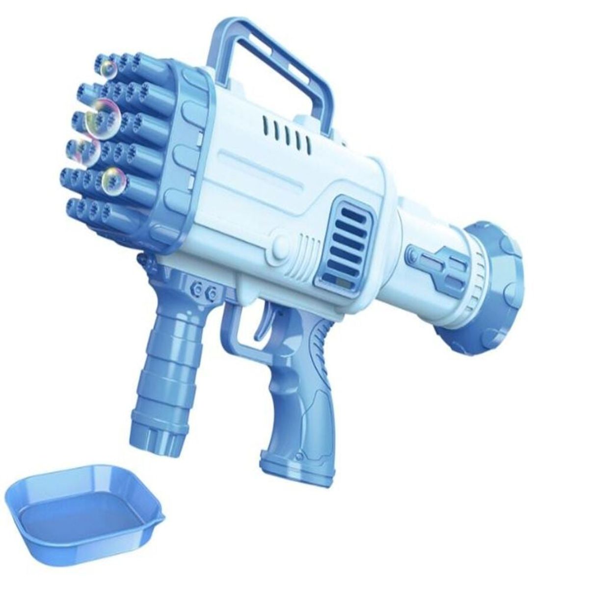 GENERICO - Lanzador de burbujas de jabón de 32 agujeros - Azul