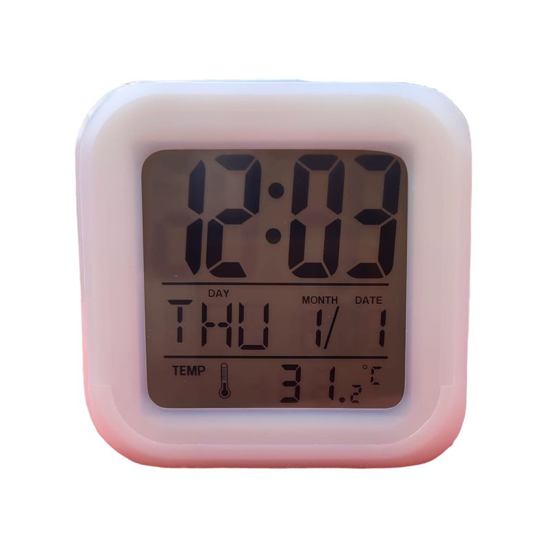 SANRIO - RELOJ DESPERTADOR HELLO KITTY DIGITAL ALARMA FECHA SEMANA TEMPERATURA