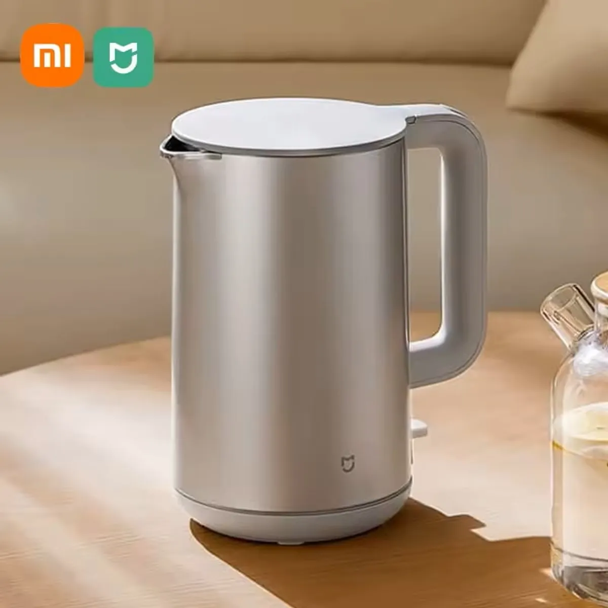 XIAOMI - Hervidor eléctrico Xiaomi Doble Pared 17L Acero inox