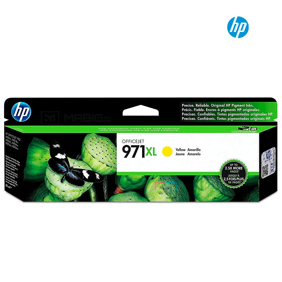 HP - Cartucho de Tinta HP 971XL Amarillo CN628AM Original