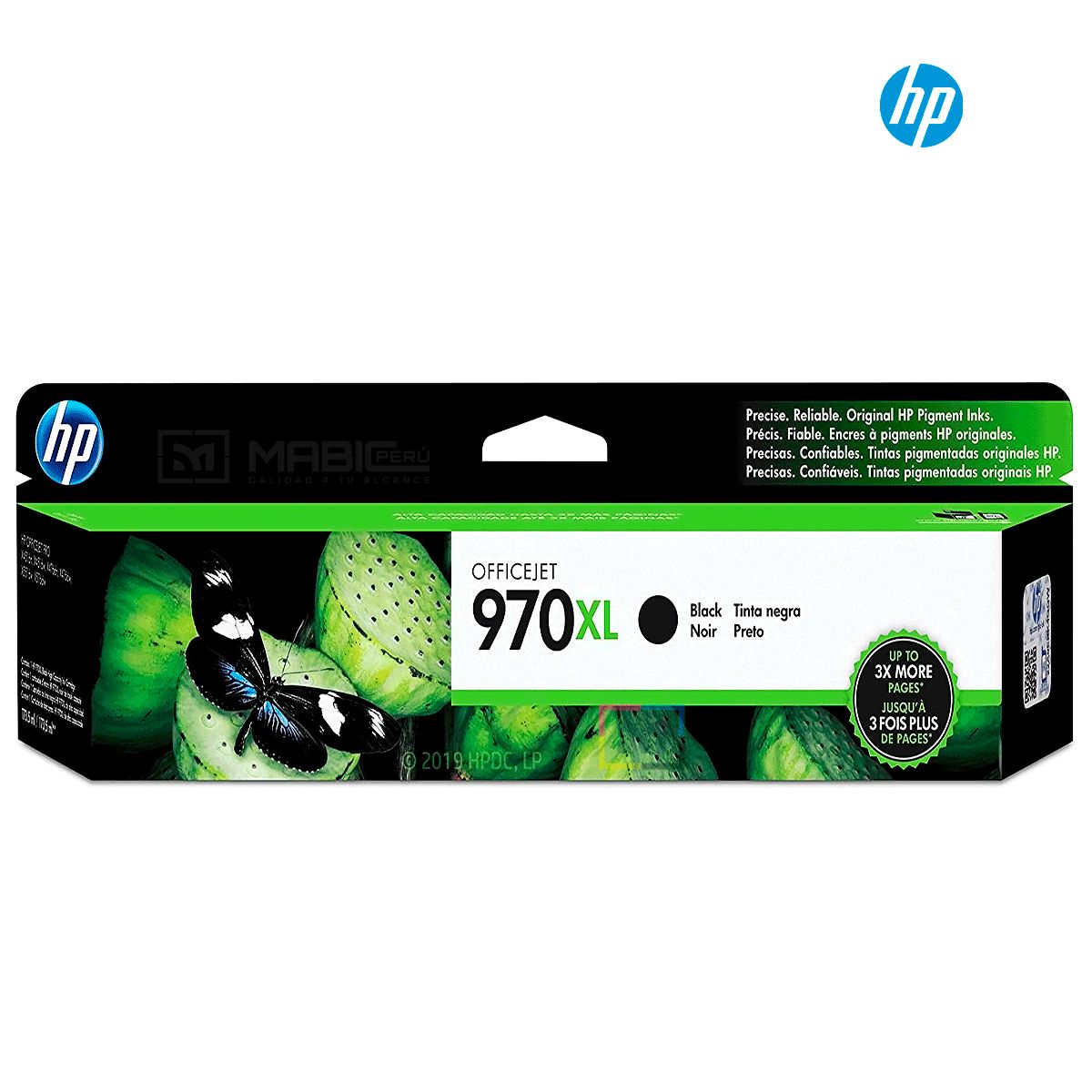 HP - Cartucho de Tinta HP 970XL Negro CN625AM Original