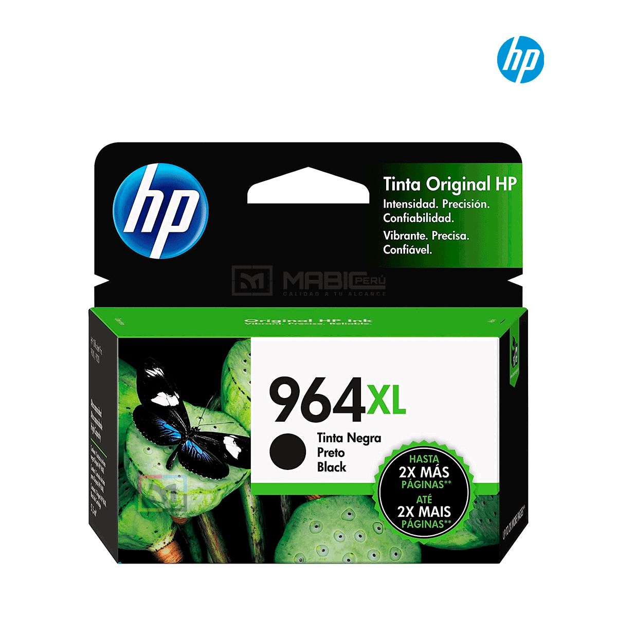 HP - Cartucho de Tinta HP 964XL Negro 3JA57AL Original