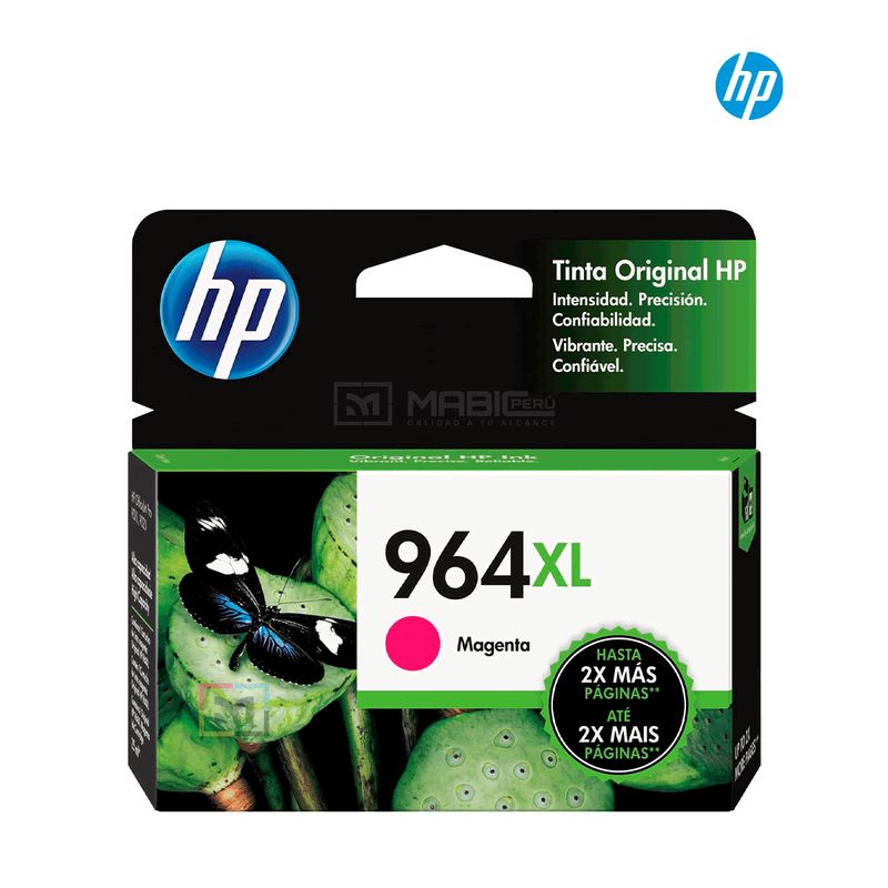 HP - Cartucho de Tinta HP 964XL Magenta 3JA55AL Original