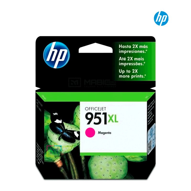 HP - Cartucho de Tinta HP 951XL Magenta CN047AL Original