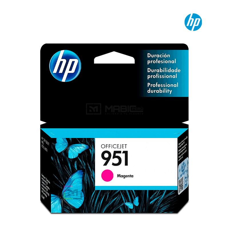 HP - Cartucho de Tinta HP 951 Magenta CN051AL Original
