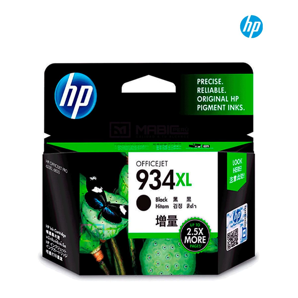 HP - Cartucho de Tinta HP 934XL Negro C2P23AL Original