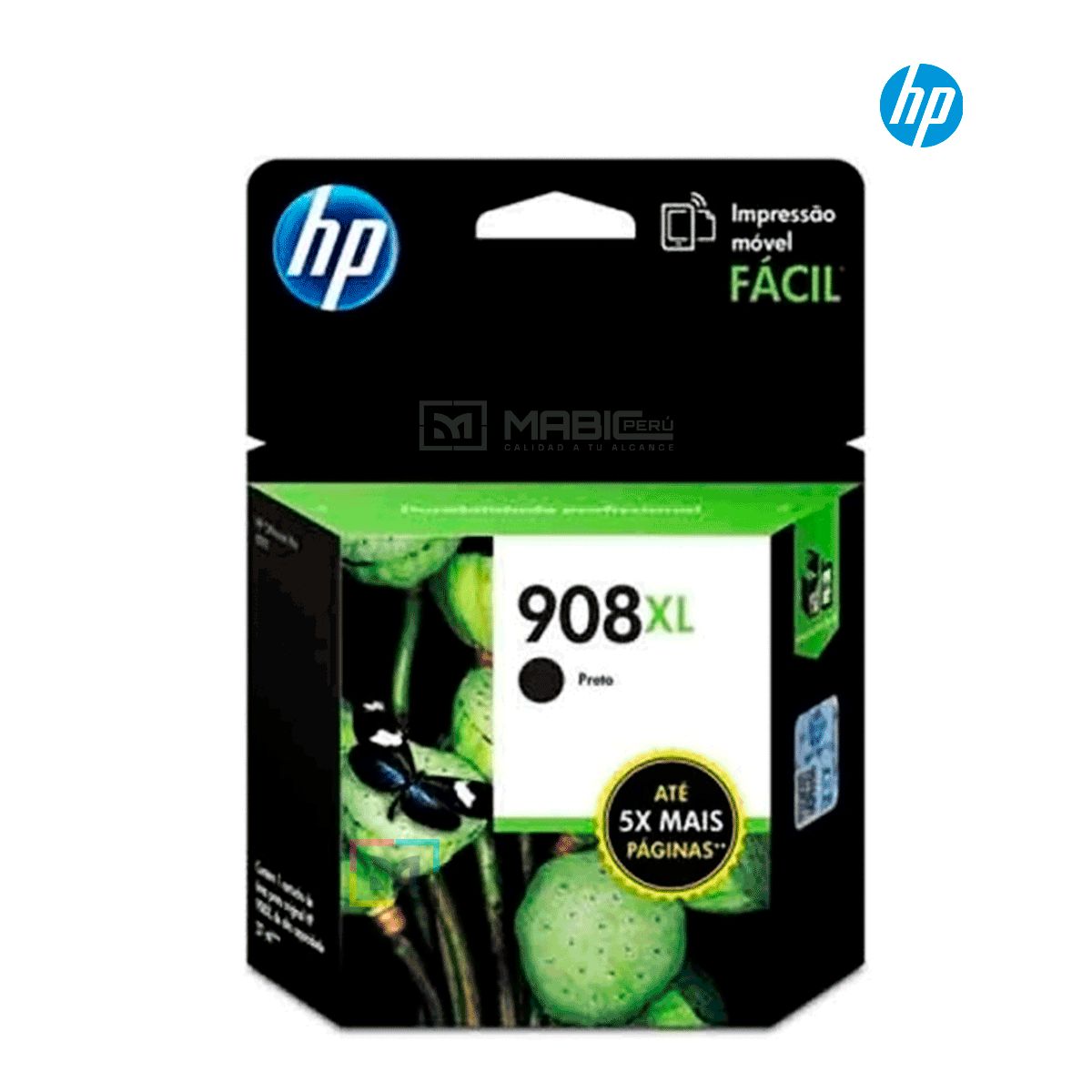 HP - Cartucho de Tinta HP 908XL Negro T6M20AL Original
