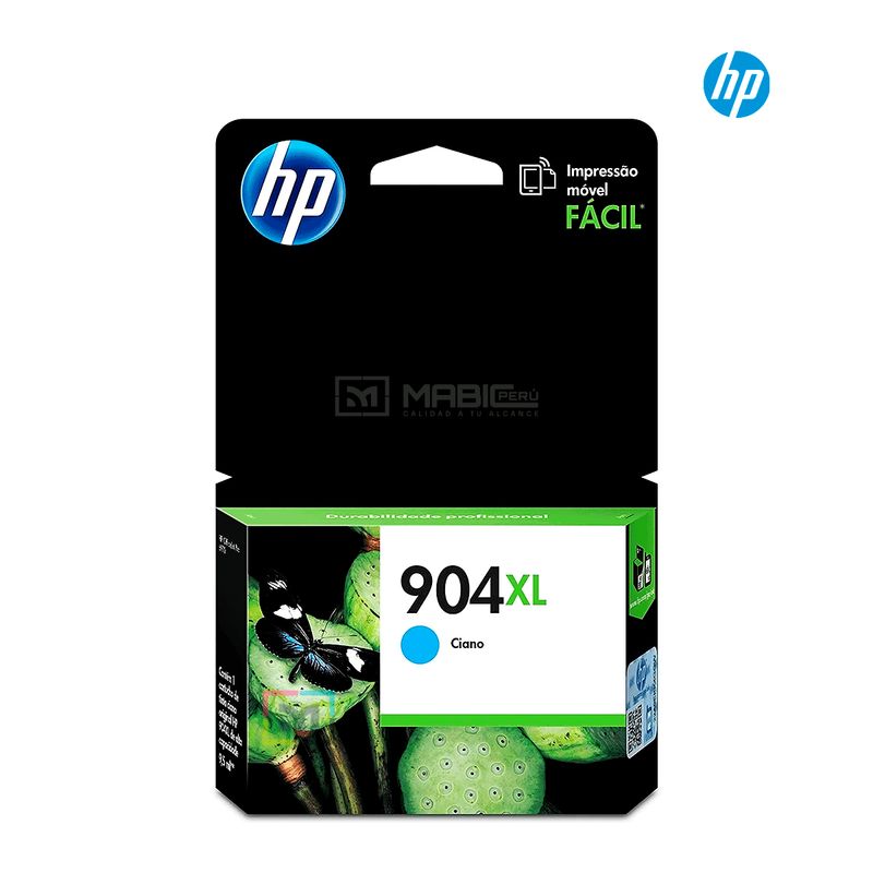 HP - Cartucho de Tinta HP 904XL Cian T6M04AL Original