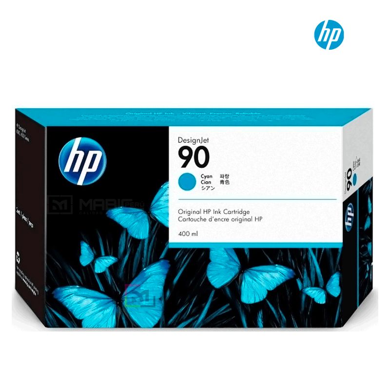HP - Cartucho de Tinta HP 90 Cian C5061A Original