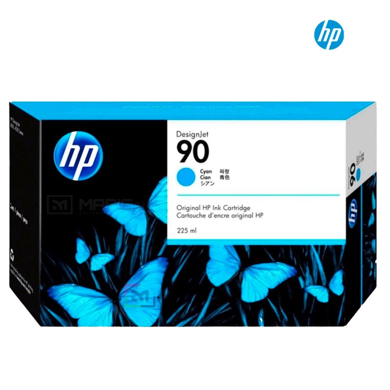 HP - Cartucho de Tinta HP 90 Cian C5060A Original