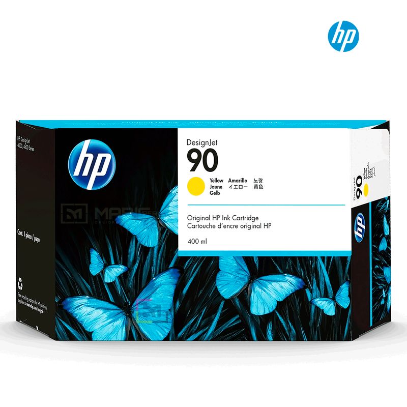 HP - Cartucho de Tinta HP 90 Amarillo C5065A Original
