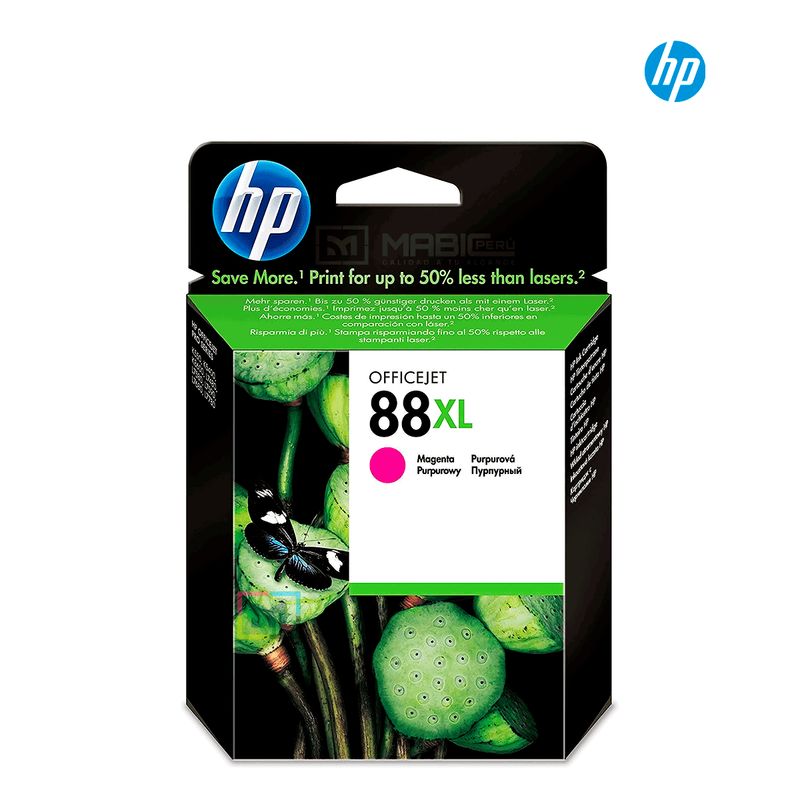 HP - Cartucho de Tinta HP 88XL Magenta C9392AL Original