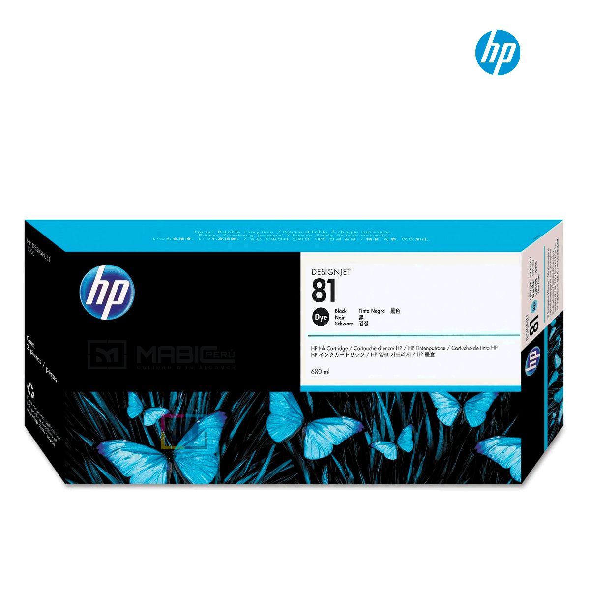 HP - Cartucho de Tinta HP 81 Negro C4930A Original