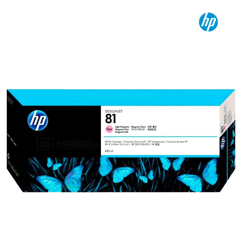 HP - Cartucho de Tinta HP 81 Magenta Claro C4935A Original
