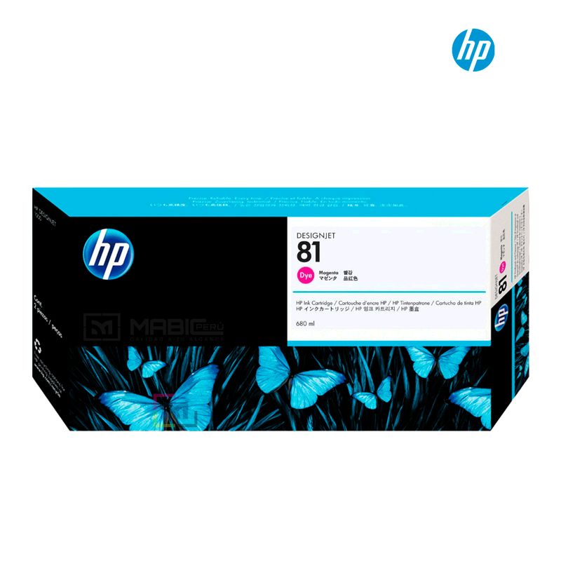 HP - Cartucho de Tinta HP 81 Magenta C4932A Original