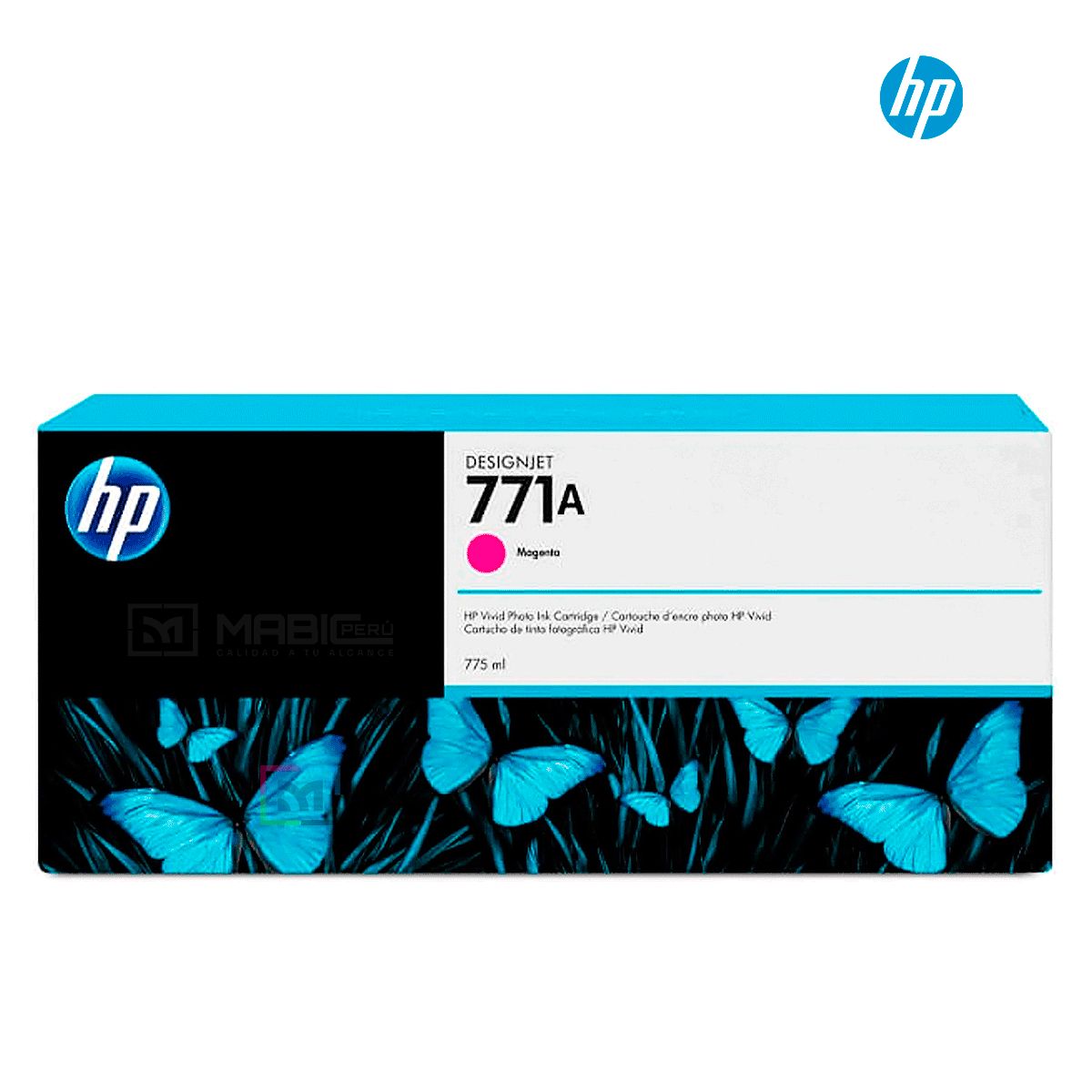 HP - Cartucho de Tinta HP 771A Magenta B6Y17A Original