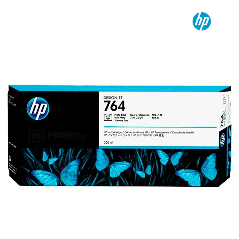 HP - Cartucho de Tinta HP 764 Negro Fotográfico C1Q17A Original