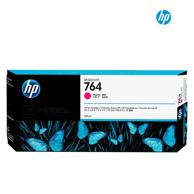 HP - Cartucho de Tinta HP 764 Magenta C1Q14A Original