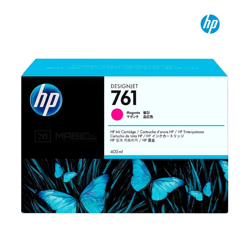 HP - Cartucho de Tinta HP 761 Magenta CM993A Original