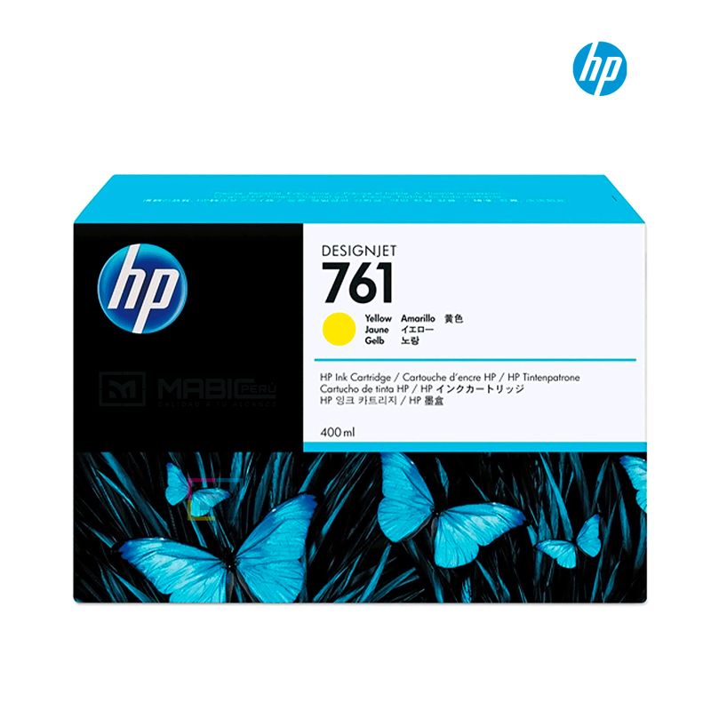 HP - Cartucho de Tinta HP 761 Amarillo CM992A Original