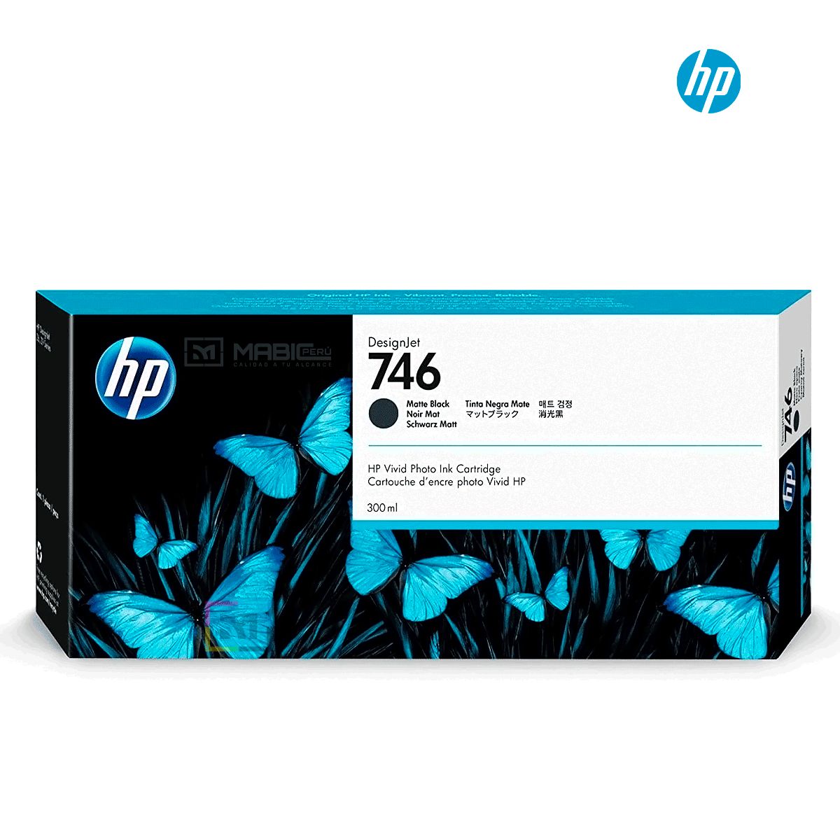 HP - Cartucho de Tinta HP 746 Negro Mate P2V83A Original
