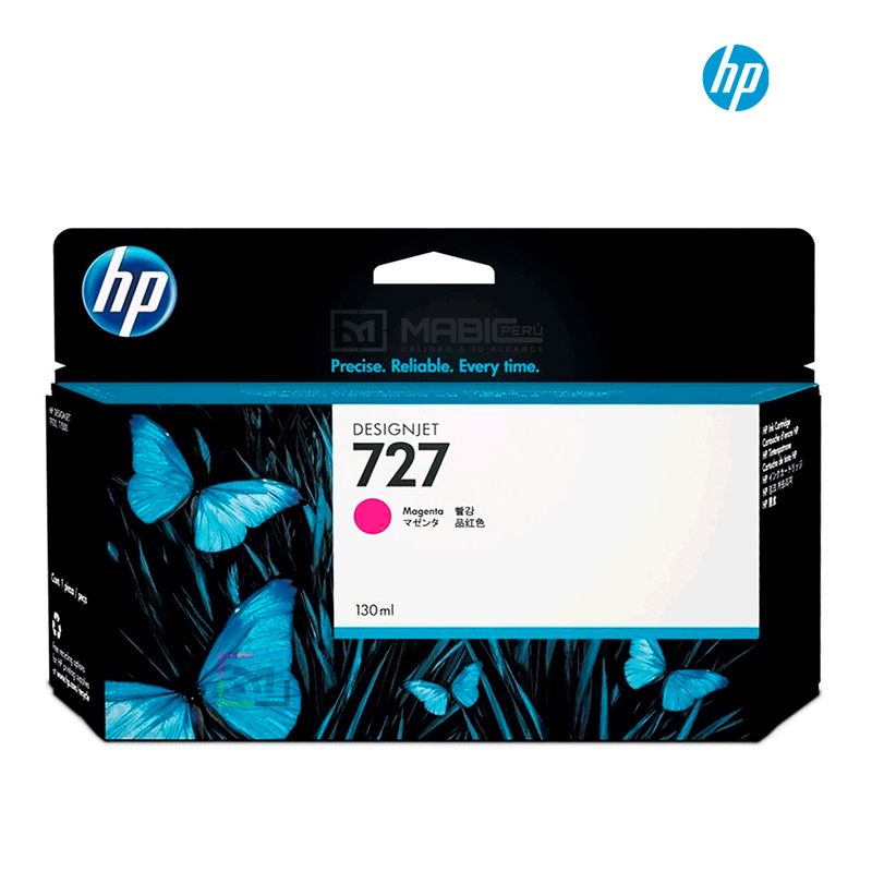 HP - Cartucho de Tinta HP 727 Magenta B3P20A Original