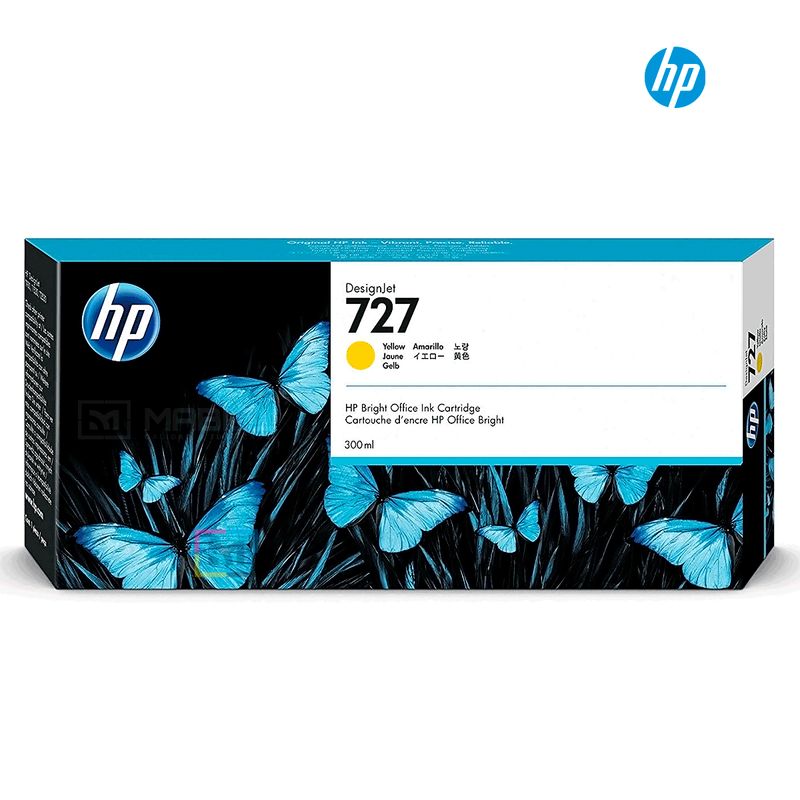 HP - Cartucho de Tinta HP 727 Amarillo F9J78A Original