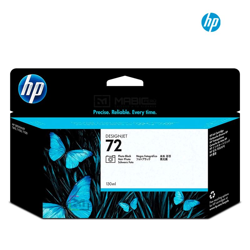 HP - Cartucho de Tinta HP 72 Negro Fotografico C9370A Original