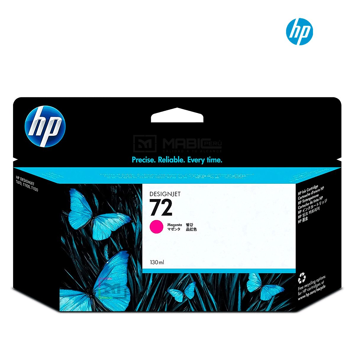 HP - Cartucho de Tinta HP 72 Magenta C9372A Original
