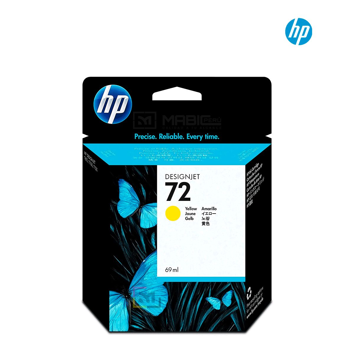 HP - Cartucho de Tinta HP 72 Amarillo C9400A Original