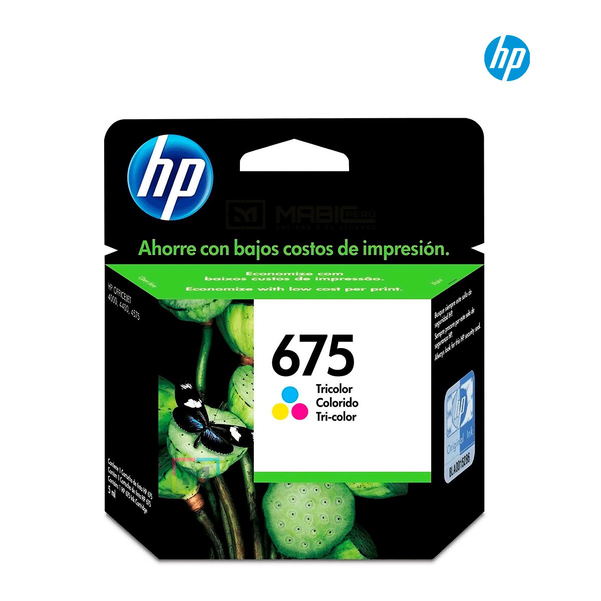 HP - Cartucho de Tinta HP 675 Tricolor CN691AL Original
