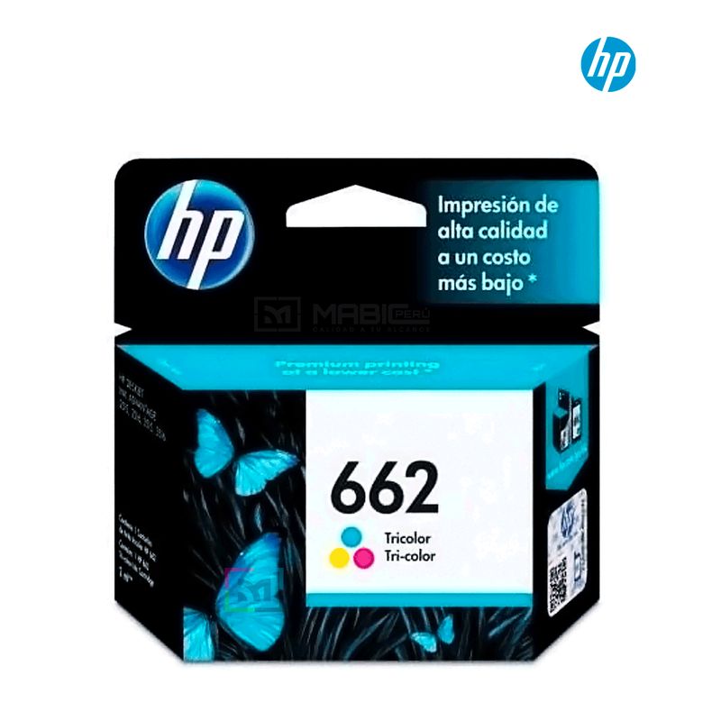 HP - Cartucho de Tinta HP 662 Tricolor CZ104AL Original