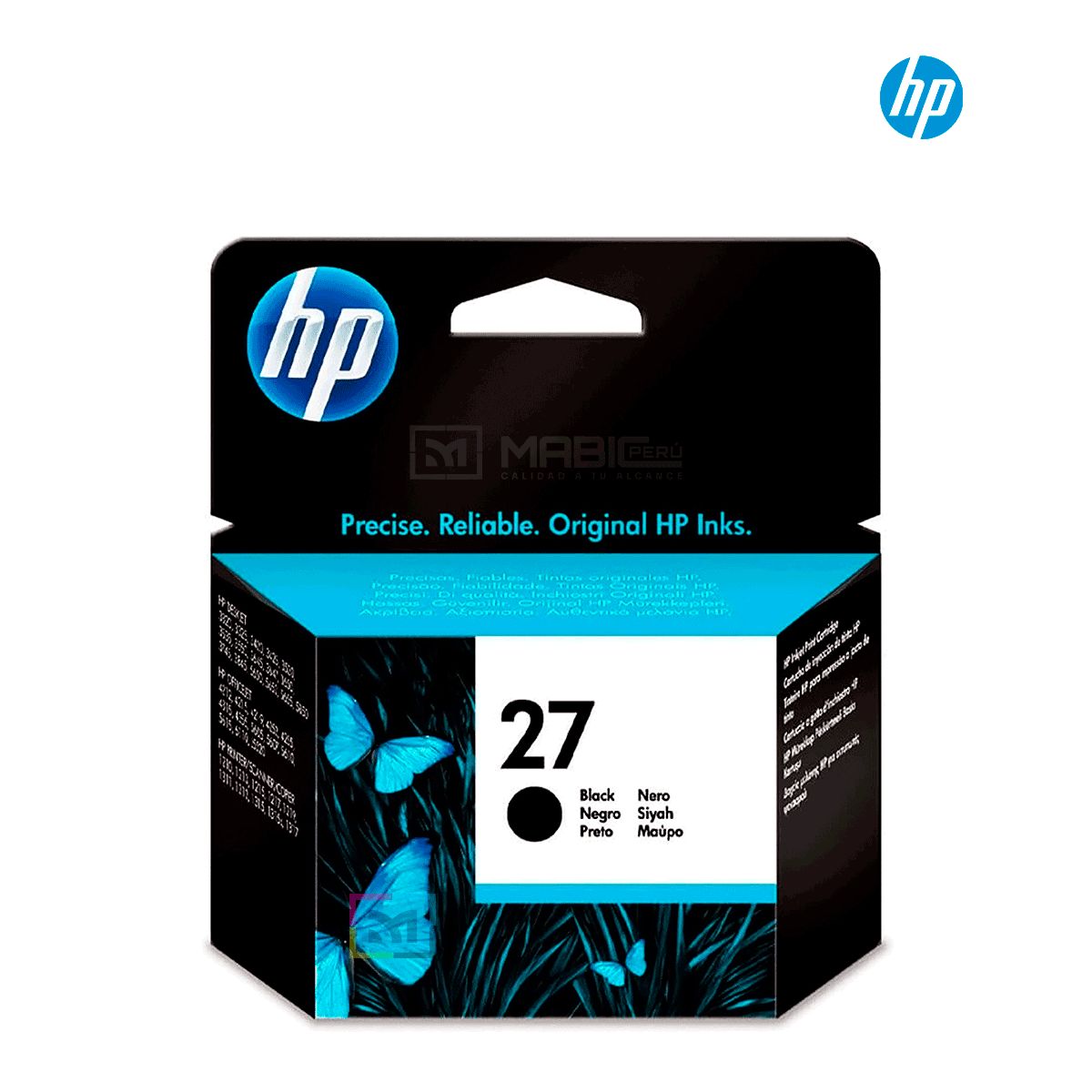 HP - Cartucho de Tinta HP 27 Negro C8727AL Original
