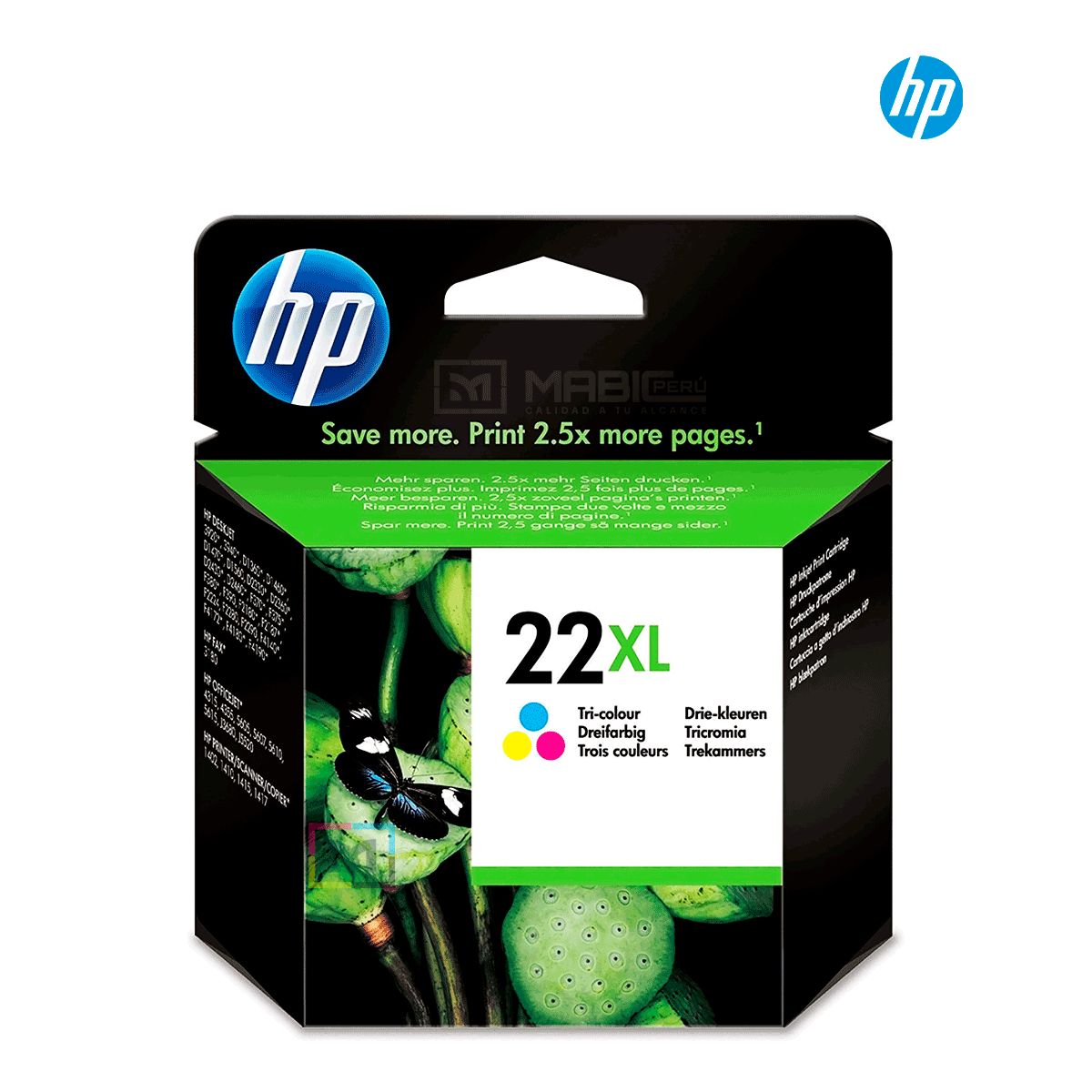 HP - Cartucho de Tinta HP 22XL Tricolor C9352CL Original