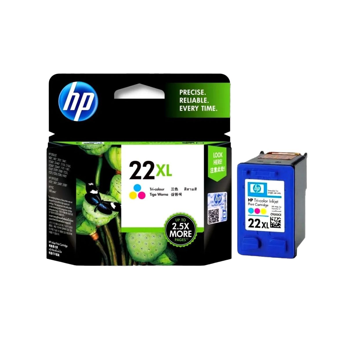 HP - Cartucho de Tinta HP 22XL Tricolor C9352CL Original