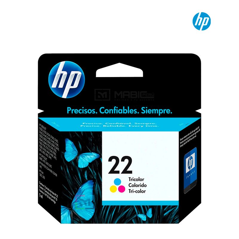 HP - Cartucho de Tinta HP 22 Tricolor C9352AL Original
