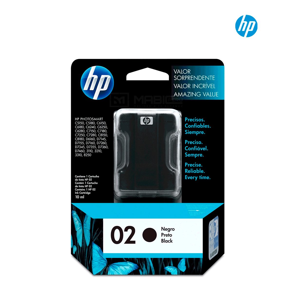 HP - Cartucho de Tinta HP 2 Negro C8721WL Original