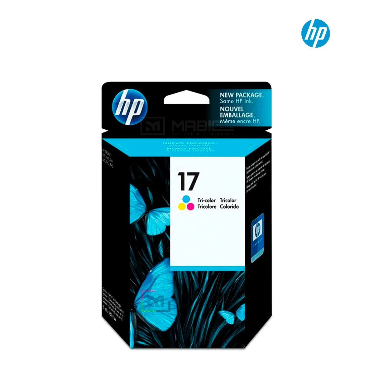 HP - Cartucho de Tinta HP 17 Tricolor C6625A Original